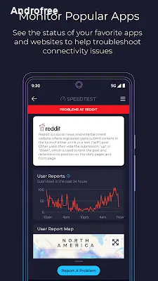 Speed Test screen 1